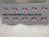 Adesivos para unhas  flores