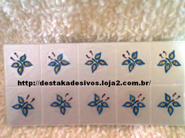 Adesivos para unhas  borboleta