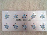 Adesivos para unhas  flores